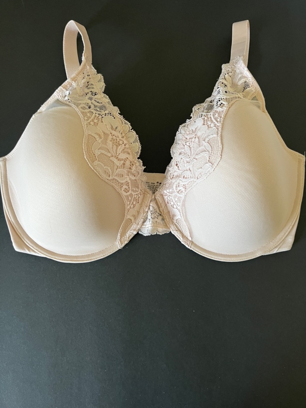 Bali Lace-Trim Underwire Bra - Nude Beige